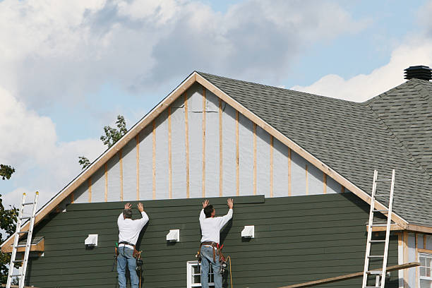 Professional Vinyl Siding technician working in Trinity, FL